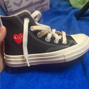 Comme des Garcons Kids Black and White Sneakers